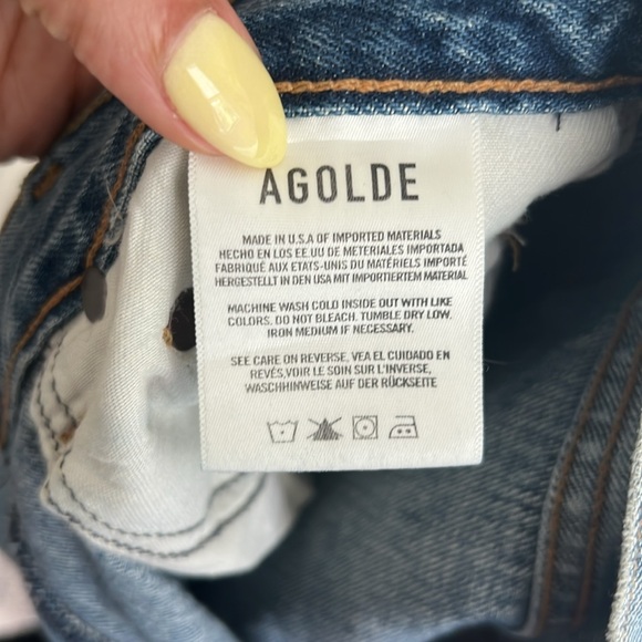 Agolde Risha Zip Utility Jeans - Picture 9 of 10